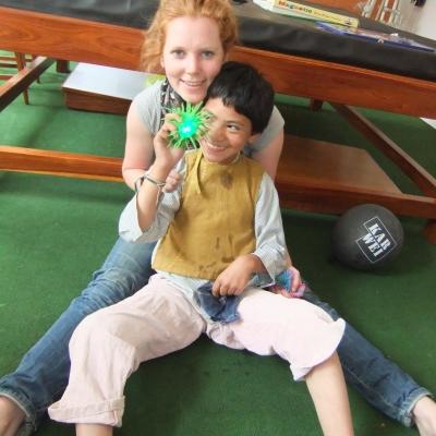 Dorien W & Irene V in Nepal