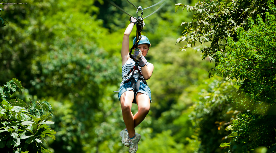 Experience one of Central America’s longest ziplines